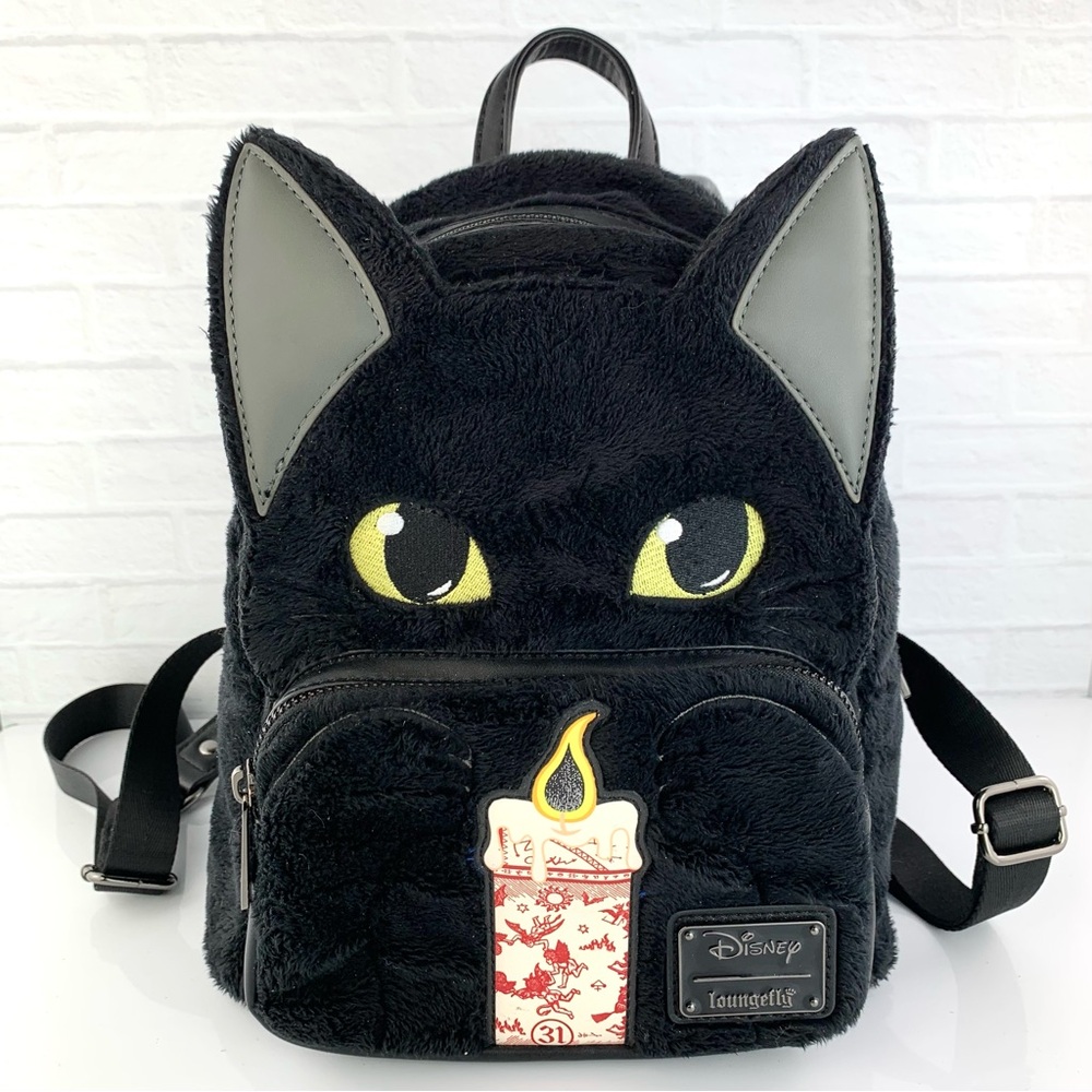 Loungefly Disney Hocus Pocus Original Binx 2021 Faux Fur Backpack